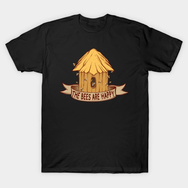 Valheim The Bees Are Happy T-Shirt by Artistic Imp